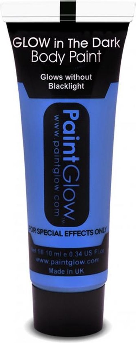 Paintglow | Glow in the dark face & body paint - Blauw